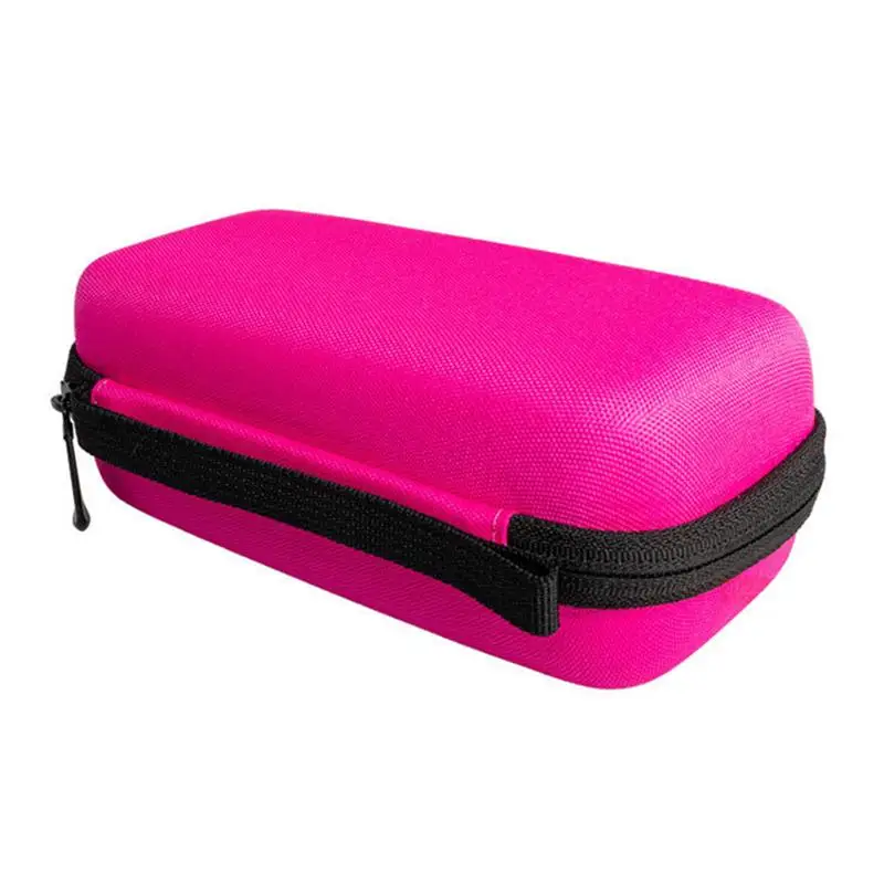 

Hard Travel Case For RODE Wireless GO Compact Wireless Microphone System Carrying Storage Bag 7.5x3.5x3.0in Black/Rose Red