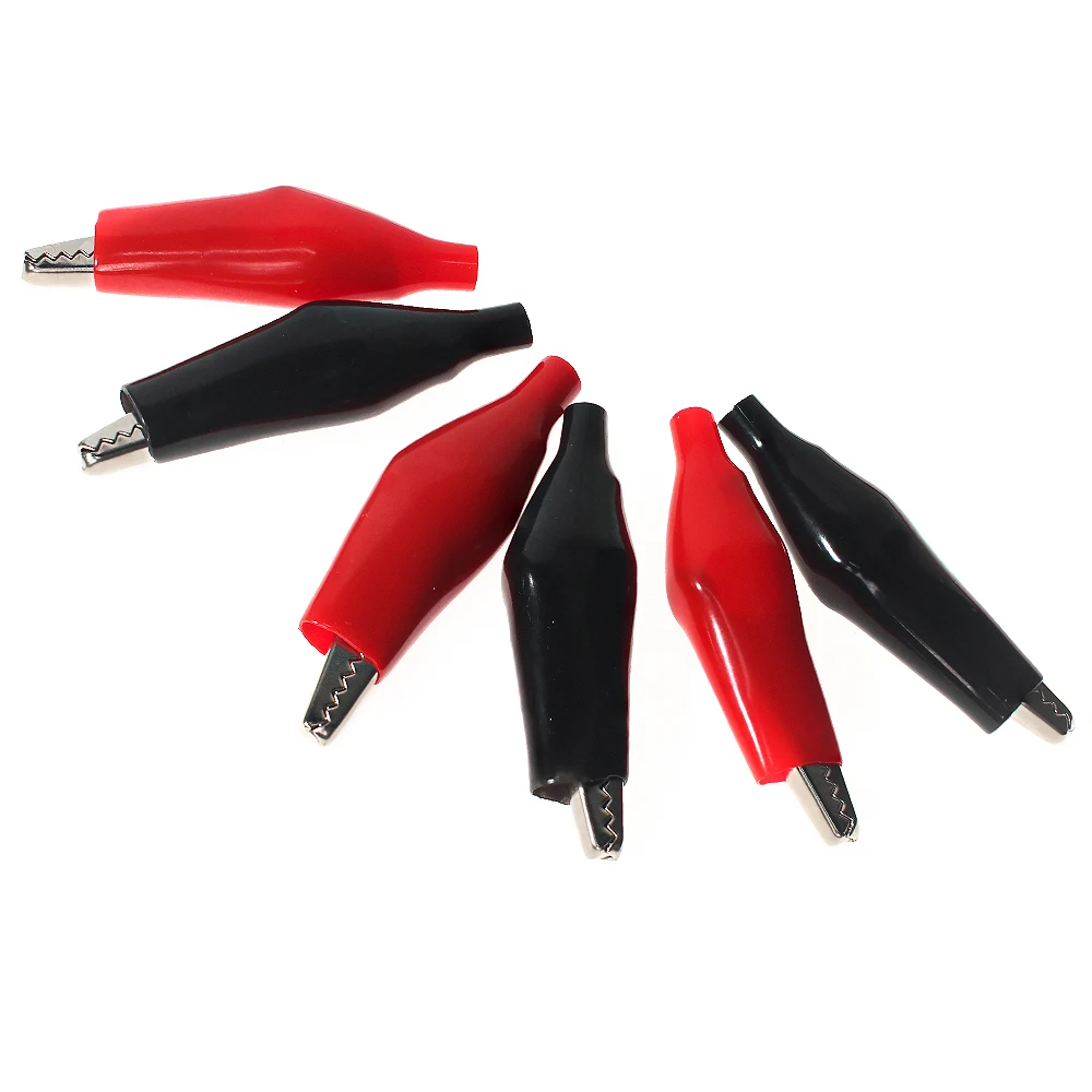 10PCS Insulation Metal Alligator Clip Electric Test 35*45mm 5A Big Red Black Crocodile Clip Red and Black 5pcs Each
10PCS Insulation Metal Alligator Clip Electric Test 35*45mm 5A Big Red Black Crocodile Clip Red and Black 5pcs Each