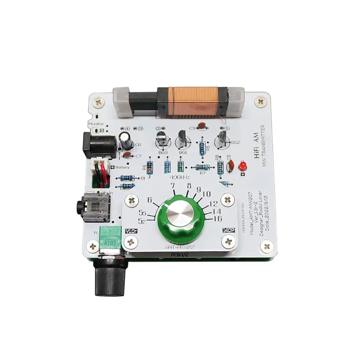 -MW207 525-1605KHz MW Medium Wave Transmitter AM Radio Transmitter DIY Circuit Board 6V
-MW207 525-1605KHz MW Medium Wave Transmitter AM Radio Transmitter DIY Circuit Board 6V