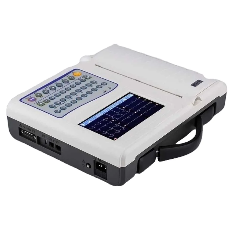 Electrocardiogram Medical Equipment Hospital Use LCD Liquid Crystal Display EKG 12 Lead Portable ECG Electrodes Monitor
Electrocardiogram Medical Equipment Hospital Use LCD Liquid Crystal Display EKG 12 Lead Portable ECG Electrodes Monitor
