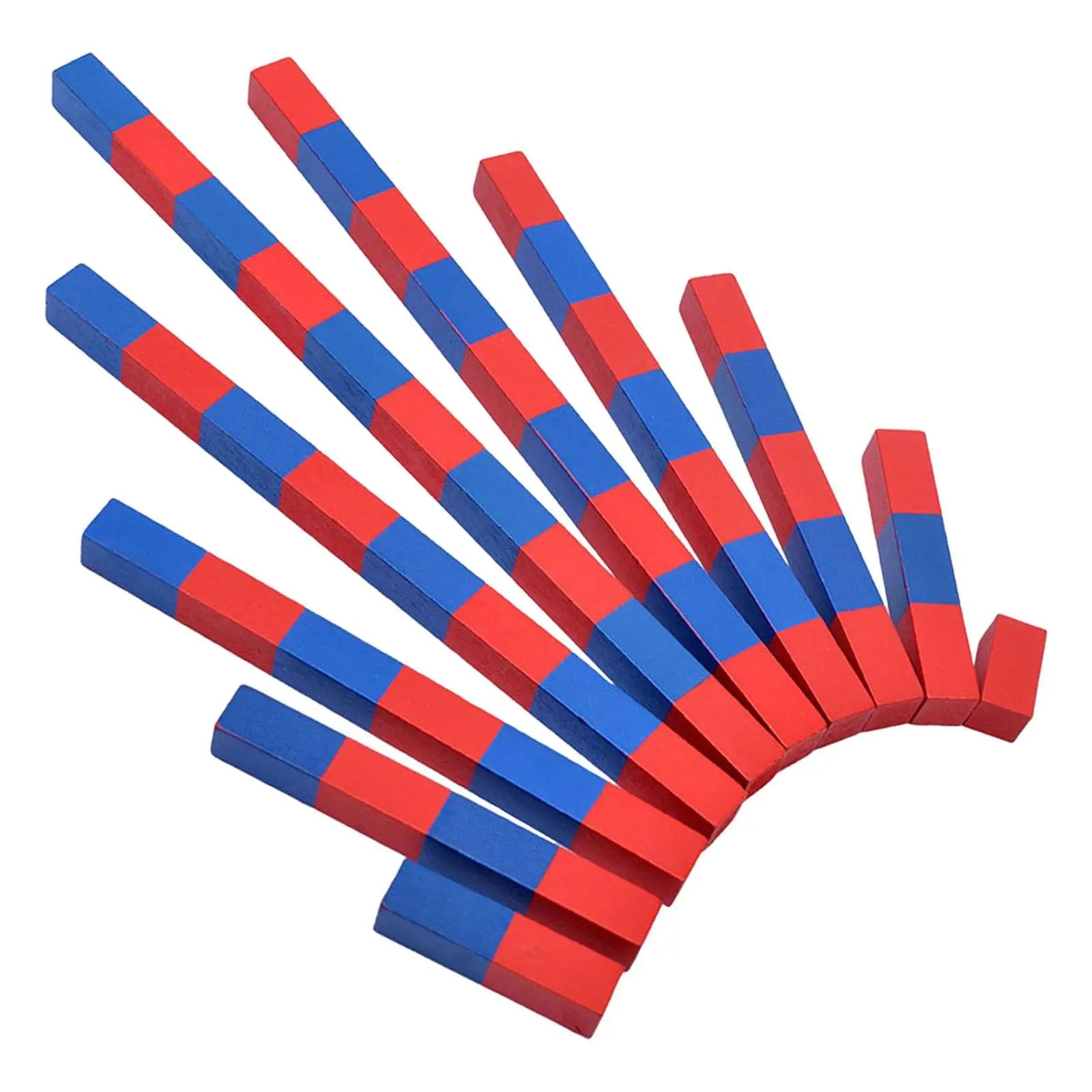 Math Montessori Numerical Rods Count from 1 to 10 Preschool Training Sensorial Materials for Kindergarten Holiday Daycare Unisex
Math Montessori Numerical Rods Count from 1 to 10 Preschool Training Sensorial Materials for Kindergarten Holiday Daycare Unisex