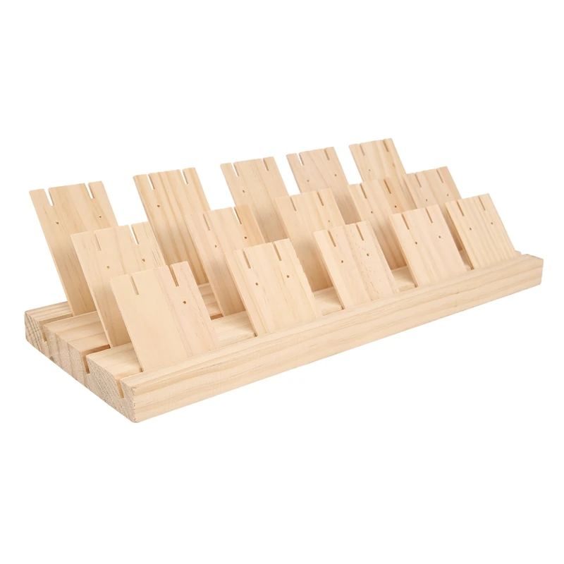 Модная деревянная витрина для ювелирных изделий Ожерелье Подвеска для ювелирных изделий Подвеска «поднос» Серьги в виде карты витрина с по... 
Модная деревянная витрина для ювелирных изделий Ожерелье Подвеска для ювелирных изделий Подвеска «поднос» Серьги в виде карты витрина с по...