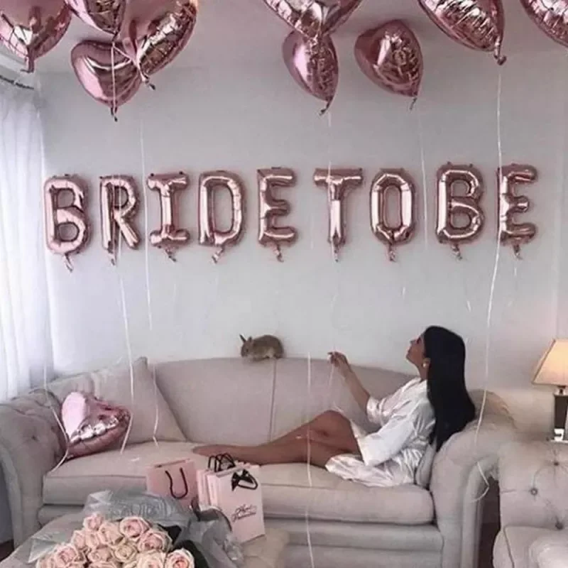 Rose Gold Bride To Be Letter Foil Balloon Wedding Decoration Baby Shower Valentines Day Party Bride Balloon Gift Supplies
Rose Gold Bride To Be Letter Foil Balloon Wedding Decoration Baby Shower Valentines Day Party Bride Balloon Gift Supplies