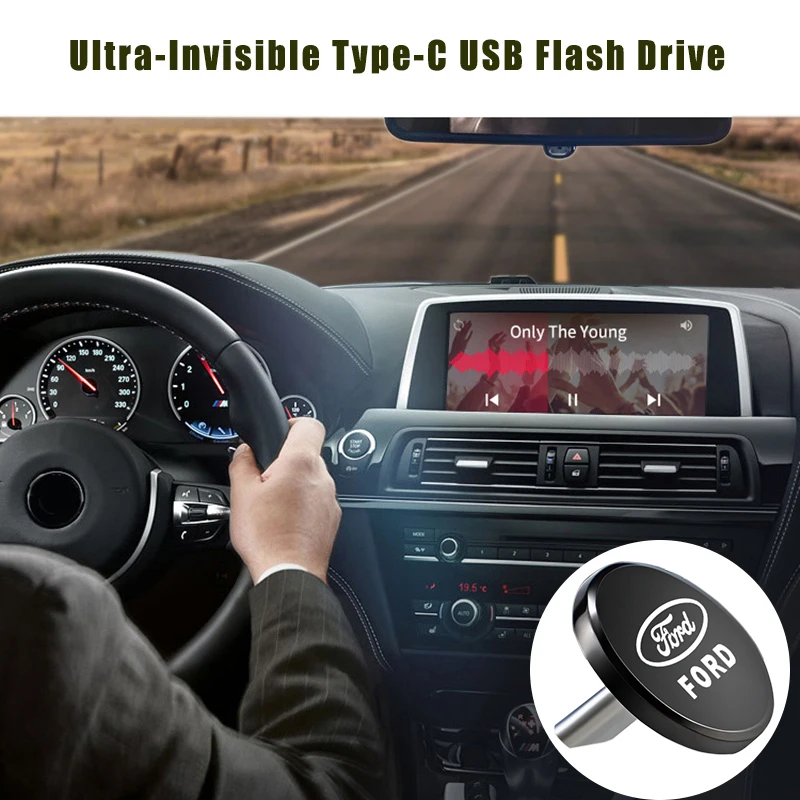 Usb-флеш-накопитель Type-C для Ford Fiesta Ranger Focus Kuga Mustang MAX Transit Mondeo |