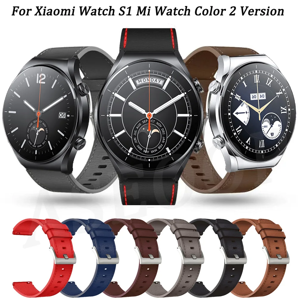 Ремешок кожаный для Xiaomi Mi Watch S1 Pro, сменный спортивный браслет для активного отдыха, 22 мм, для Amazfit GTR 3 4Pro
Ремешок кожаный для Xiaomi Mi Watch S1 Pro, сменный спортивный браслет для активного отдыха, 22 мм, для Amazfit GTR 3 4Pro
