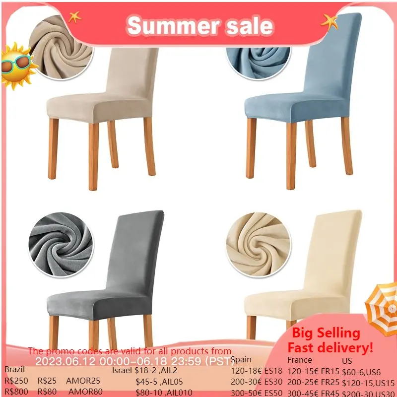 Good Velvet Chair Cover Solid Color Stretch Elastic Washable Dining Room Chair Slipcover Office Chairs Spandex Case Kitchen Home
Good Velvet Chair Cover Solid Color Stretch Elastic Washable Dining Room Chair Slipcover Office Chairs Spandex Case Kitchen Home