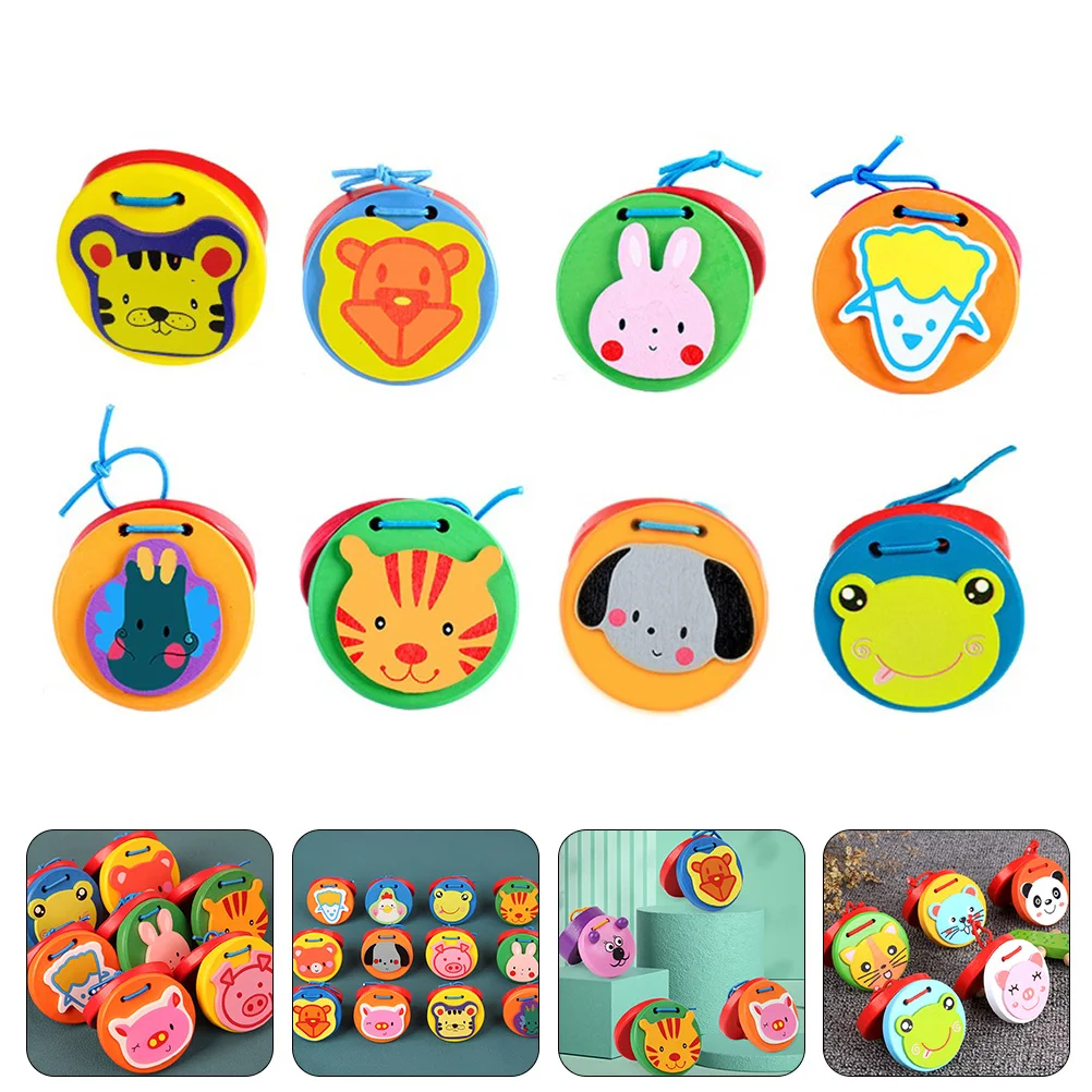 8Pcs Wood Castanet Toys Cartoon Castanet Toys Kids Preschool Early Learning Musical Toys
8Pcs Wood Castanet Toys Cartoon Castanet Toys Kids Preschool Early Learning Musical Toys
