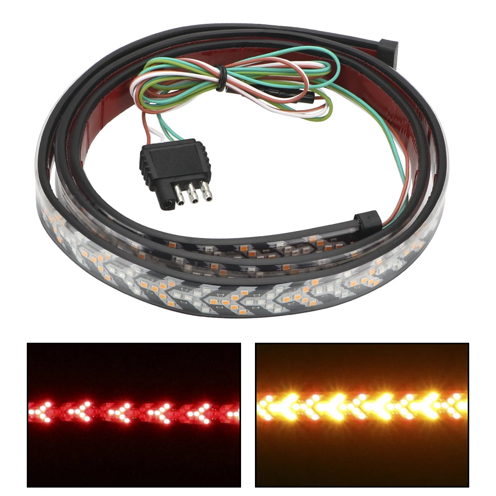 12V Car Tail Light Bar Turn Signal Strip Lamps LED Car Rear Trunk Brake Lights Dynamic Streamer Reverse Warning Light Universal
12V Car Tail Light Bar Turn Signal Strip Lamps LED Car Rear Trunk Brake Lights Dynamic Streamer Reverse Warning Light Universal