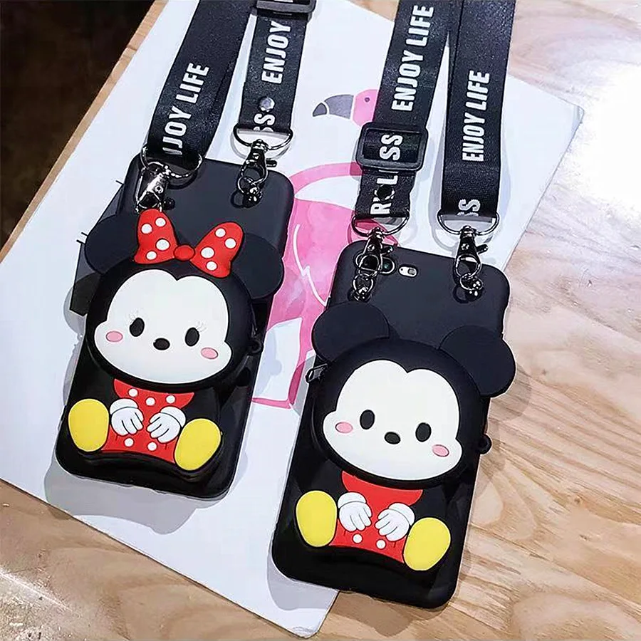 Anti-fall Disney Mickey Mouse Phone Case For iPhone 13 13pro 12 12pro XS Max 7 8P X XR 11 Silicone Minnie Wallet Lanyard Case
Anti-fall Disney Mickey Mouse Phone Case For iPhone 13 13pro 12 12pro XS Max 7 8P X XR 11 Silicone Minnie Wallet Lanyard Case