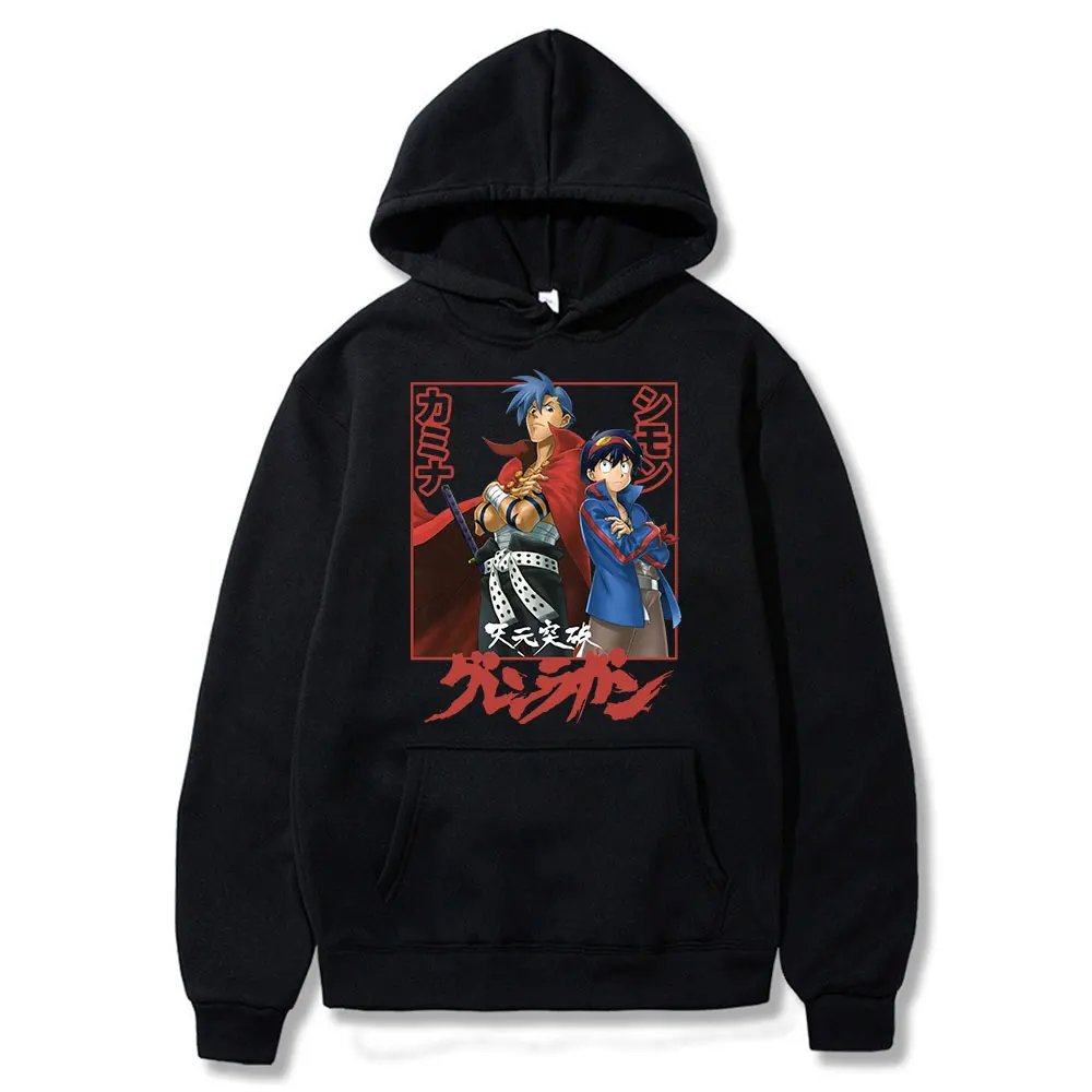 Anime Tengen Toppa Gurren Lagann Simon Kamina Print Hoodie Men's Oversized Sweatshirts Hip Hop Streetwear Unisex Pullovers
Anime Tengen Toppa Gurren Lagann Simon Kamina Print Hoodie Men's Oversized Sweatshirts Hip Hop Streetwear Unisex Pullovers