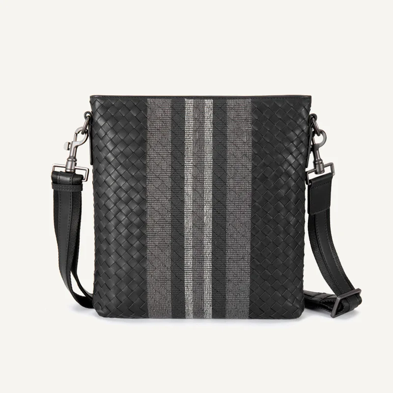 High Quality Men's Bag New Top Calfskin Woven Bag Fashion Youth Casual Men's Leather Large Capacity Shoulder Messenger Bag
High Quality Men's Bag New Top Calfskin Woven Bag Fashion Youth Casual Men's Leather Large Capacity Shoulder Messenger Bag
