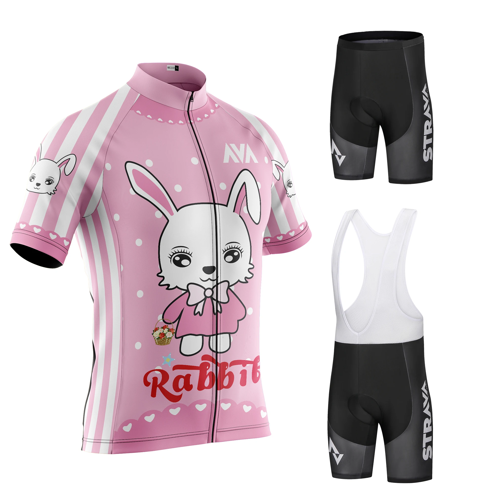 STRAVA Pro Team Cycling Jersey Men Set Bib Shorts Set Summer Bike Jersey Rabbit Pattern Bicycle Racing Uniform Clothes 
STRAVA Pro Team Cycling Jersey Men Set Bib Shorts Set Summer Bike Jersey Rabbit Pattern Bicycle Racing Uniform Clothes