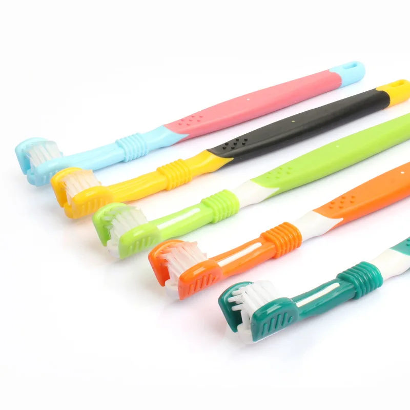 Three Sided Pet Toothbrush Oral Cleaning Three-Head Multi-angle Toothbrush Cleaning Dog Cat Brush Bad Breath Teeth Care Tool
Three Sided Pet Toothbrush Oral Cleaning Three-Head Multi-angle Toothbrush Cleaning Dog Cat Brush Bad Breath Teeth Care Tool