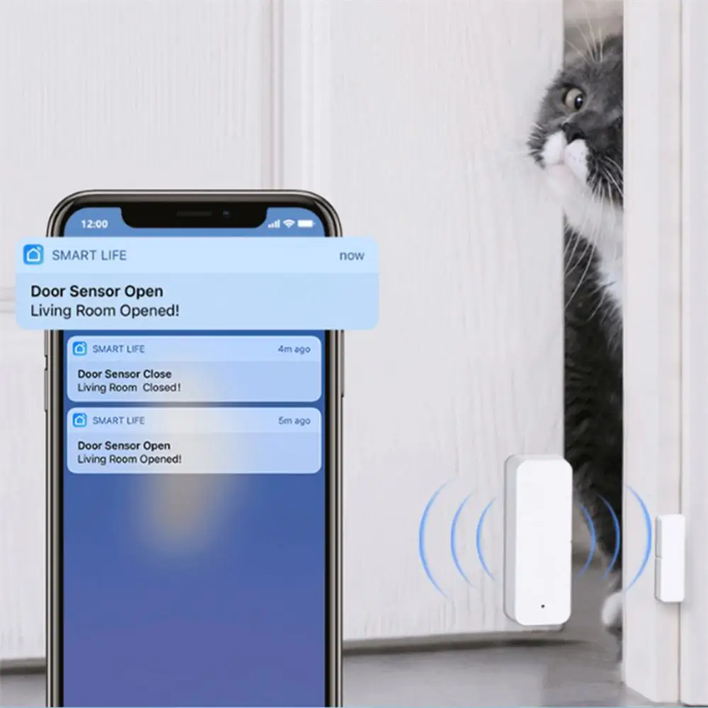 Tuya ZigBee Smart Home Door Sensor Door Open Detectors Security Protection Alarm System Home Security Alert Security Alarm Alice
Tuya ZigBee Smart Home Door Sensor Door Open Detectors Security Protection Alarm System Home Security Alert Security Alarm Alice