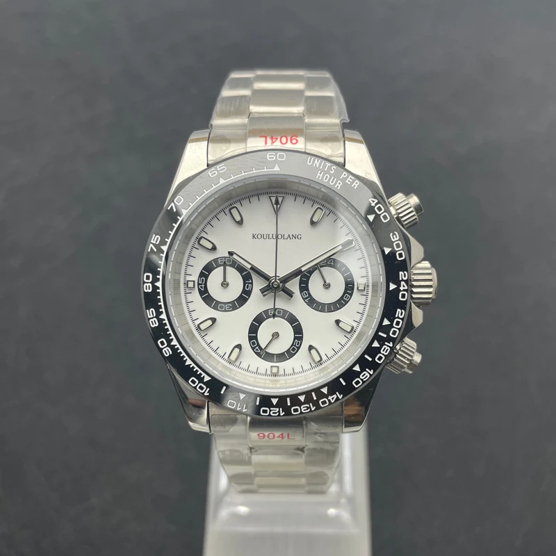 40mm Men's Timer Quartz Movement/Automatic Mechanical Watch Waterproof Sapphire Glass Luminous Multifunctional Luxury Watch
40mm Men's Timer Quartz Movement/Automatic Mechanical Watch Waterproof Sapphire Glass Luminous Multifunctional Luxury Watch