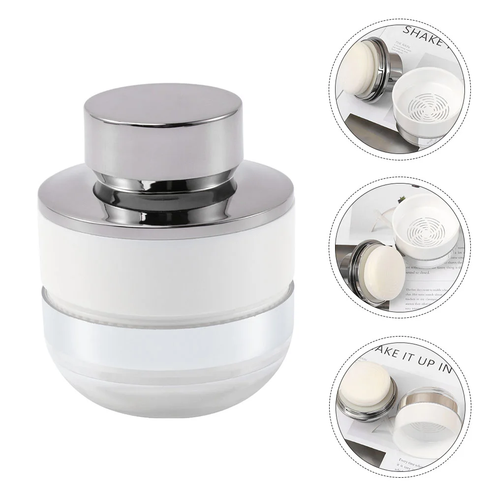 2 Pcs Makeup Containers Powder Box Storage Case Loose Puff Holder White Plastic Travel
2 Pcs Makeup Containers Powder Box Storage Case Loose Puff Holder White Plastic Travel