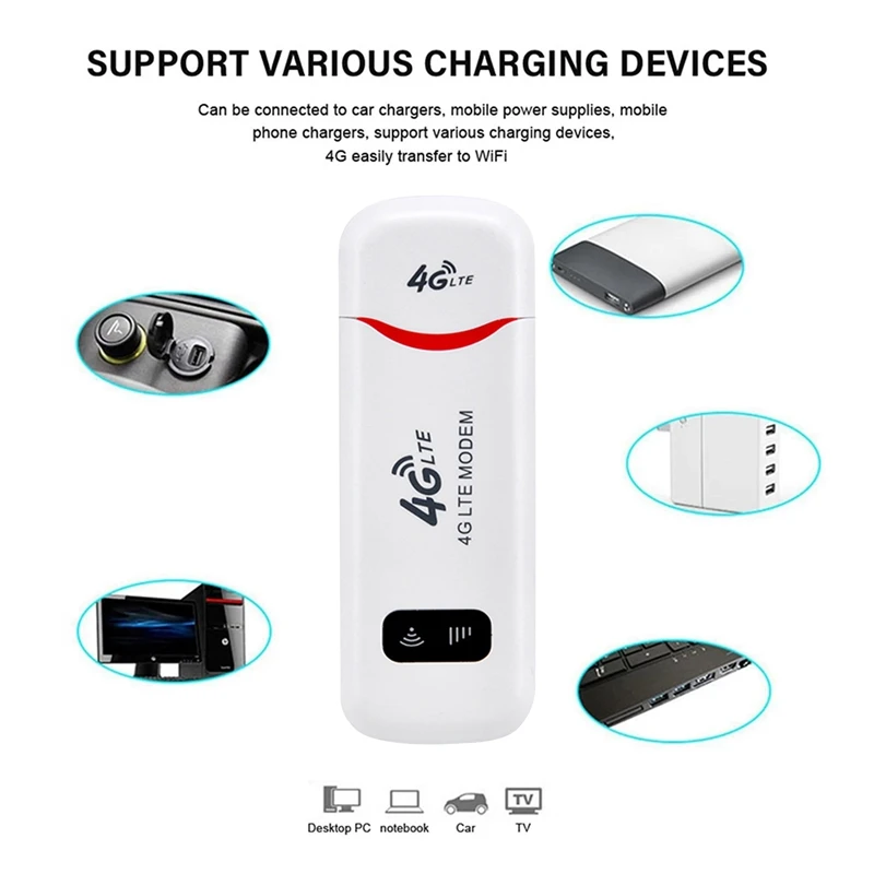 150Mbps 4G LTE USB Wifi Router Car Portable Mobile Wifi 4G USB Dongle Wifi Modem Network Adapter With SIM Card Slot
150Mbps 4G LTE USB Wifi Router Car Portable Mobile Wifi 4G USB Dongle Wifi Modem Network Adapter With SIM Card Slot