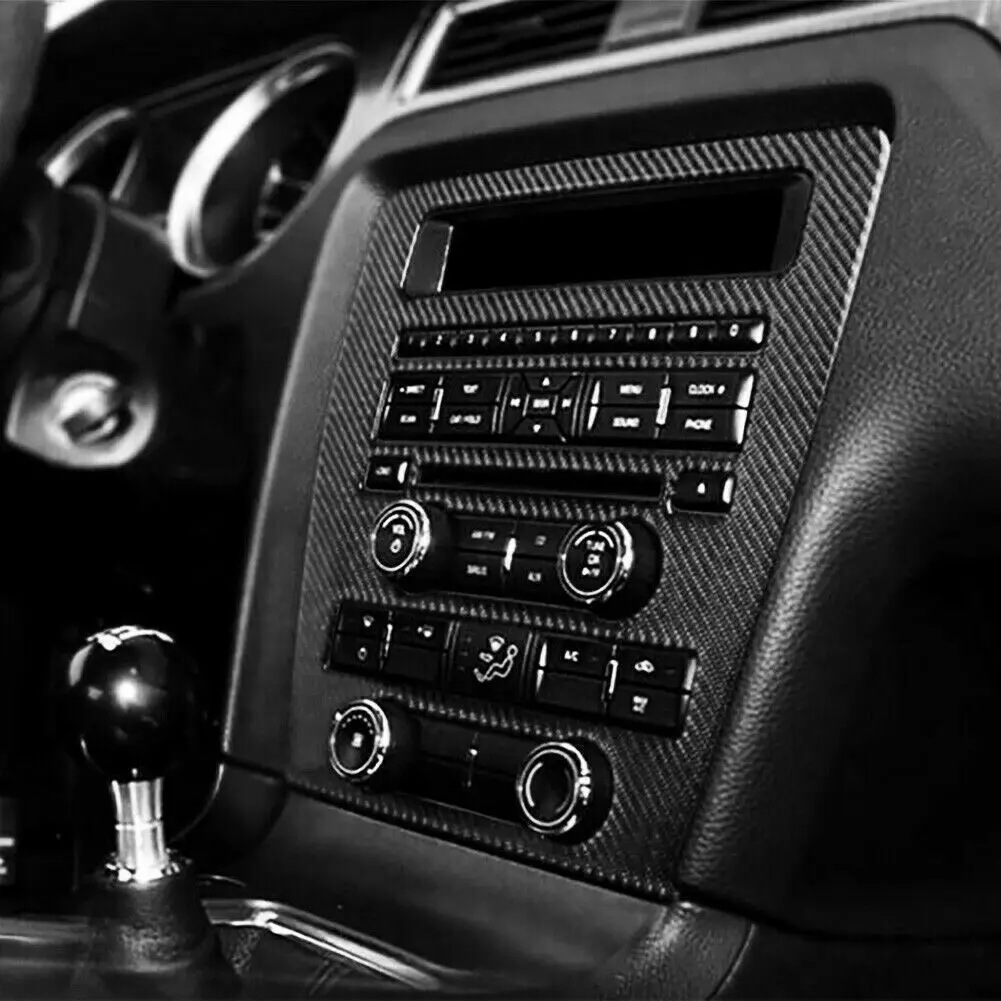 Внутренняя Панель центральной консоли из углеродного волокна для Ford Mustang 2009-13, отделка, аксессуары для интерьера автомобиля
Внутренняя Панель центральной консоли из углеродного волокна для Ford Mustang 2009-13, отделка, аксессуары для интерьера автомобиля