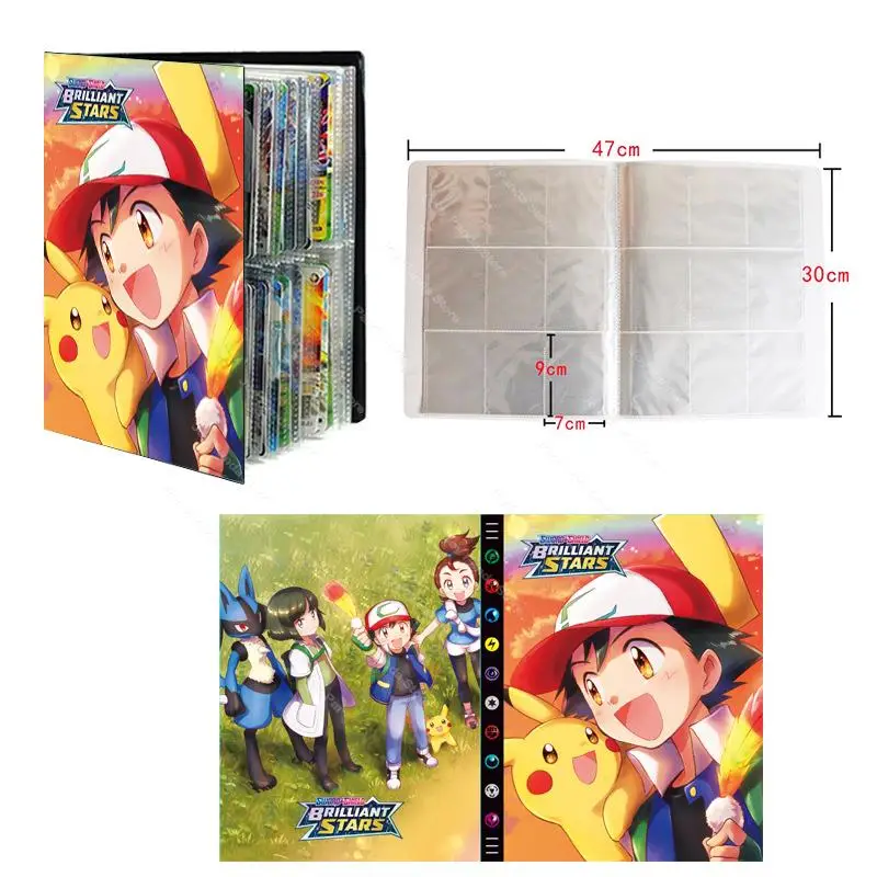 Pokemon Album Book Cartoon Cards 432Pcs Map Folder Game Cards VMAX GX 9 Pocket Holder Collection Loaded List Children Toys Gifts
Pokemon Album Book Cartoon Cards 432Pcs Map Folder Game Cards VMAX GX 9 Pocket Holder Collection Loaded List Children Toys Gifts
