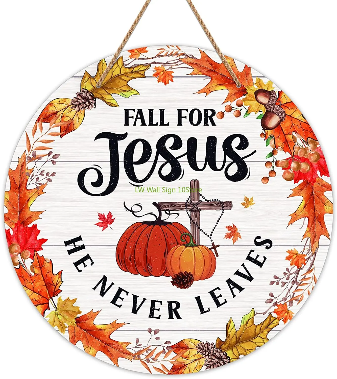 Fall for Jesus Sign for Home Decorations for Front Door Christian Jesus Door Decor for Home Wall Autumn Thanksgiving Decoration
Fall for Jesus Sign for Home Decorations for Front Door Christian Jesus Door Decor for Home Wall Autumn Thanksgiving Decoration