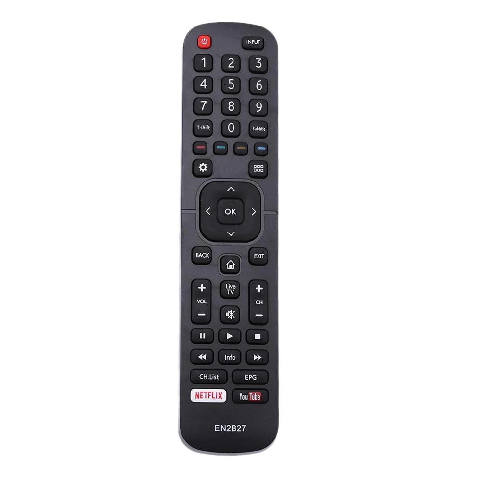 EN2B27 Remote Control for Hisense LCD TV 32K3110W 40K3110PW 50K3110PW Replacement Remote Control Black(English Version)
EN2B27 Remote Control for Hisense LCD TV 32K3110W 40K3110PW 50K3110PW Replacement Remote Control Black(English Version)