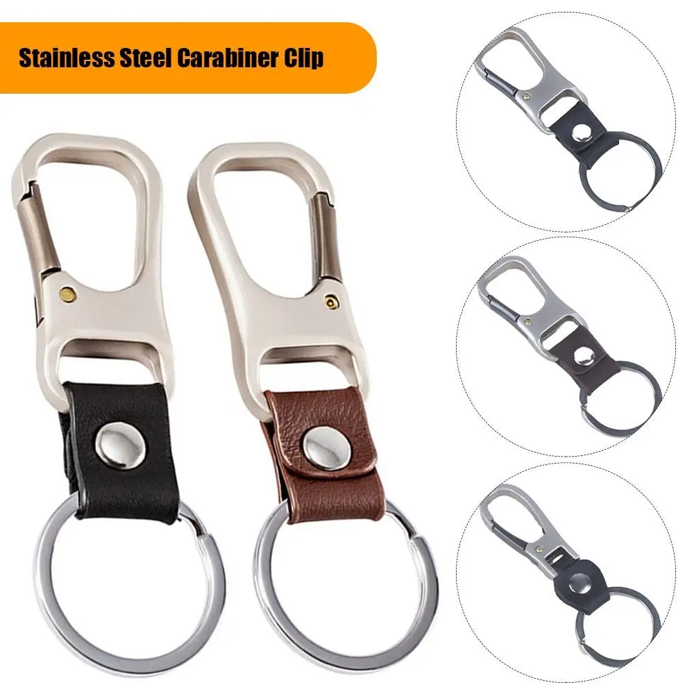 2pcs 7 Styles Carabiner New Stainless Steel High Quality Outdoor Key Ring Keyring Hang Buckle Outdoor Tool
2pcs 7 Styles Carabiner New Stainless Steel High Quality Outdoor Key Ring Keyring Hang Buckle Outdoor Tool