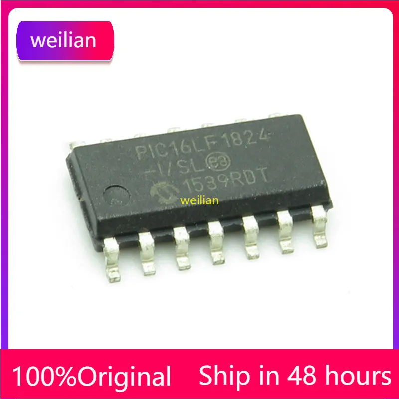 1-100 PCS PIC16LF1824-I/SL 16LF1824 Microcontroller Chip SOIC-14 Integrated Circuit IC Brand New Original
1-100 PCS PIC16LF1824-I/SL 16LF1824 Microcontroller Chip SOIC-14 Integrated Circuit IC Brand New Original
