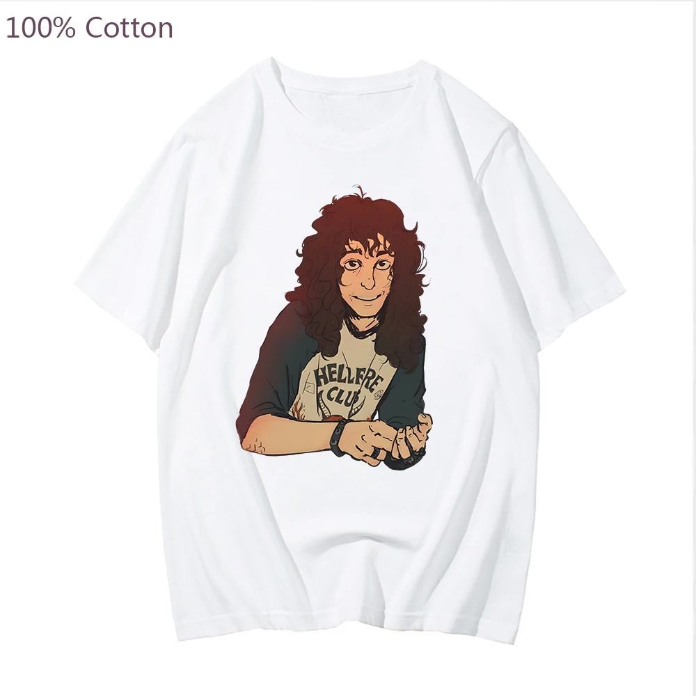Eddie Munson T-shirt Stranger Things 4 TV Show Tshirts Mens Clothing Graphic Printing Tee-shirt 100% Cotton Harajuku Couple Tees
Eddie Munson T-shirt Stranger Things 4 TV Show Tshirts Mens Clothing Graphic Printing Tee-shirt 100% Cotton Harajuku Couple Tees