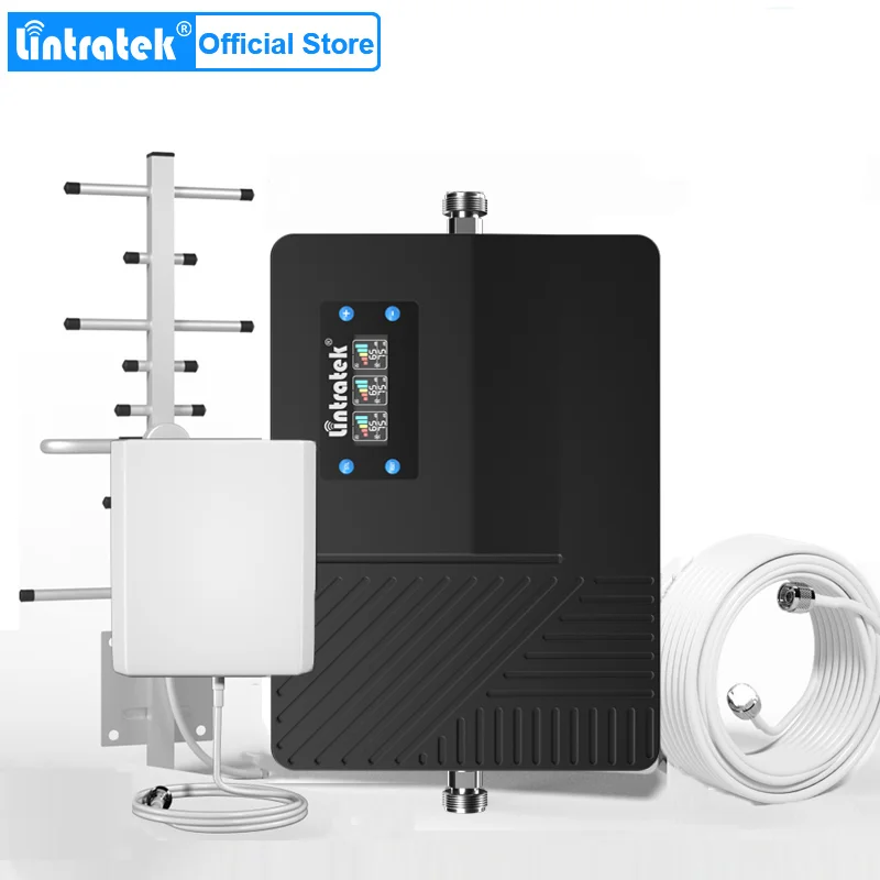 Lintratek NEW 75dB tri band gsm signal booster 900 DCS 1800 WCDMA 2100 Cellular amplifier high power cellphones repeater 13m set
Lintratek NEW 75dB tri band gsm signal booster 900 DCS 1800 WCDMA 2100 Cellular amplifier high power cellphones repeater 13m set