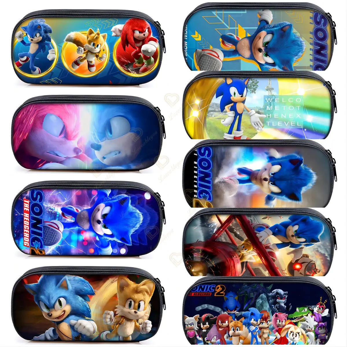 New Anime Sonic Pen Bag Cartoon Nezuko Print Double Layer Pencil Case Student School Supplies Stationery Children's Gifts
New Anime Sonic Pen Bag Cartoon Nezuko Print Double Layer Pencil Case Student School Supplies Stationery Children's Gifts