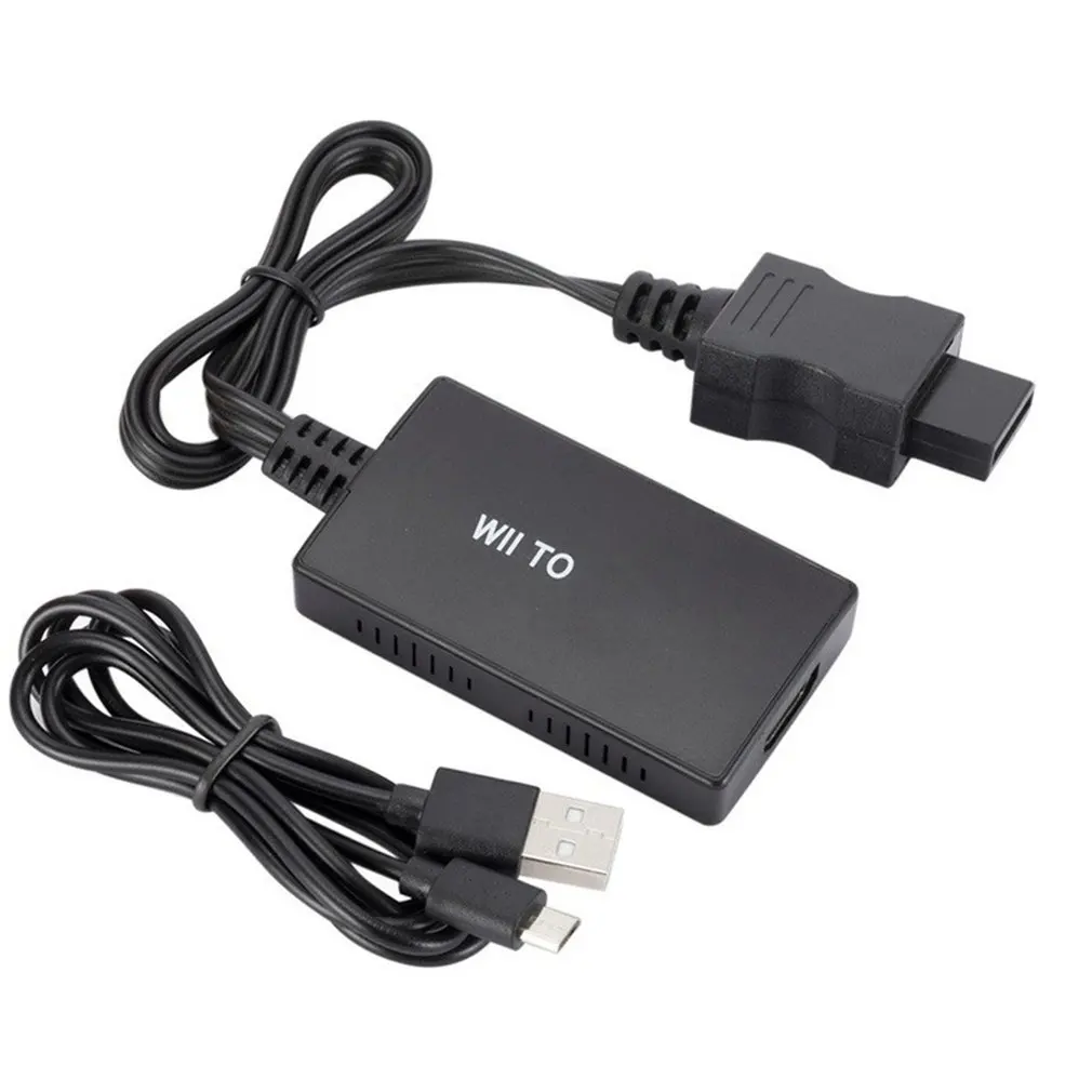 Wii To HDMI-compatible Converter Wii Adapter High Definition Output Video And Audio With 3.5mm Audio Interface For Wii Display
Wii To HDMI-compatible Converter Wii Adapter High Definition Output Video And Audio With 3.5mm Audio Interface For Wii Display