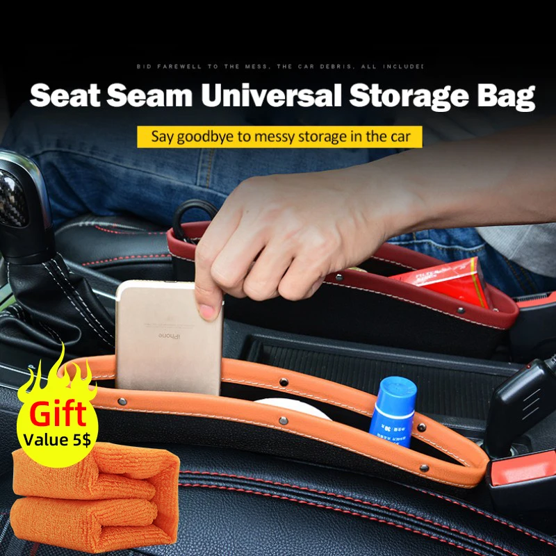 Car Organizer Storage Car Seat Slit Gap Pocket Multifunctional Driver Seat Catcher Cup Holder Car Accessories PU Leather
Car Organizer Storage Car Seat Slit Gap Pocket Multifunctional Driver Seat Catcher Cup Holder Car Accessories PU Leather