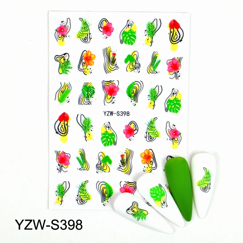 3D Flowers Leaves Line 3D Nail Stickers Autumn Winter Rose Leaf Geometric Design Transfer Sliders Abstract Art Decals Manicures
3D Flowers Leaves Line 3D Nail Stickers Autumn Winter Rose Leaf Geometric Design Transfer Sliders Abstract Art Decals Manicures