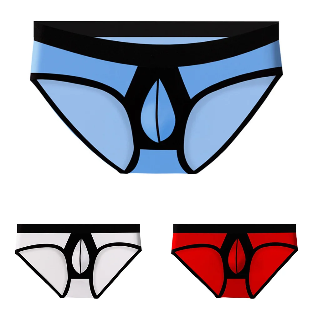 Convex Pouch Underpants Men Sexy Bikini Ice Silk Thong G-String Underwear Briefs Low Waist Lingerie Underpants Cuecas Masculinas
Convex Pouch Underpants Men Sexy Bikini Ice Silk Thong G-String Underwear Briefs Low Waist Lingerie Underpants Cuecas Masculinas