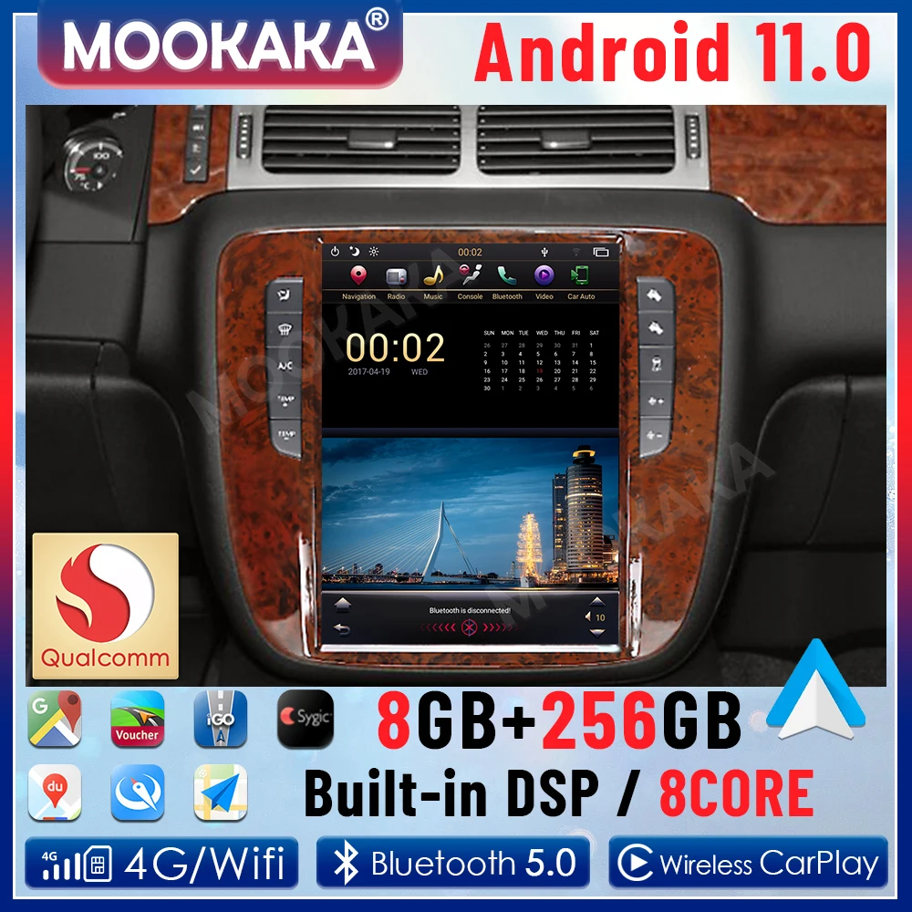 For Chevrolet Tahoe /Silverado/GMC YUkon 2007-2012 Android 11.0 128GB Car GPS Navi Radio Multimedia Player Auto Stereo Head Unit
For Chevrolet Tahoe /Silverado/GMC YUkon 2007-2012 Android 11.0 128GB Car GPS Navi Radio Multimedia Player Auto Stereo Head Unit