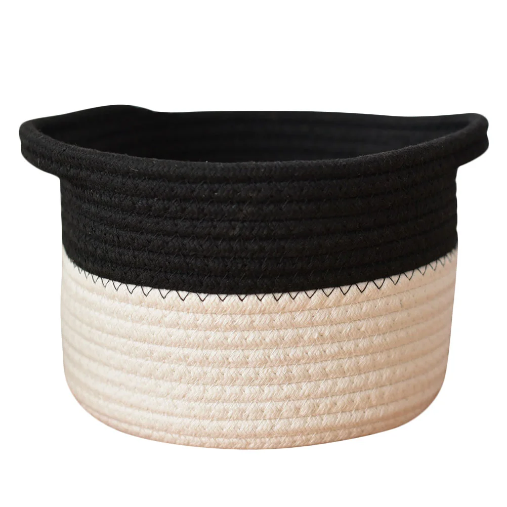 Bedroom Sundries Storage Basket Hand-Made Cosmetics Holder Snack Organizer
Bedroom Sundries Storage Basket Hand-Made Cosmetics Holder Snack Organizer