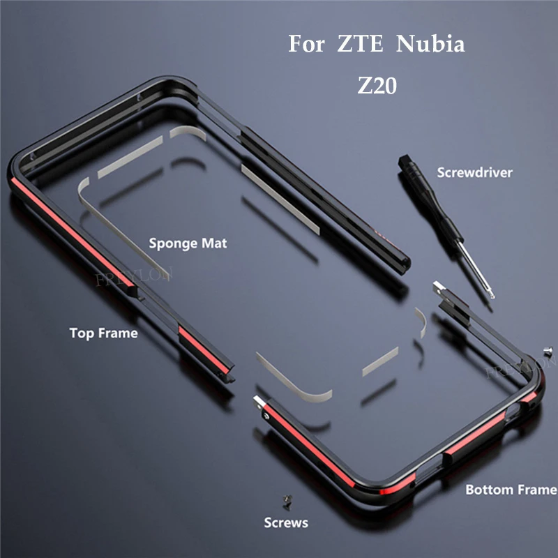 Hot Dual Color Aluminum Metal Bumper Case For ZTE Nubia Z20 Accessories Border Cover CASE Lens Carmera+Frame Protector
Hot Dual Color Aluminum Metal Bumper Case For ZTE Nubia Z20 Accessories Border Cover CASE Lens Carmera+Frame Protector
