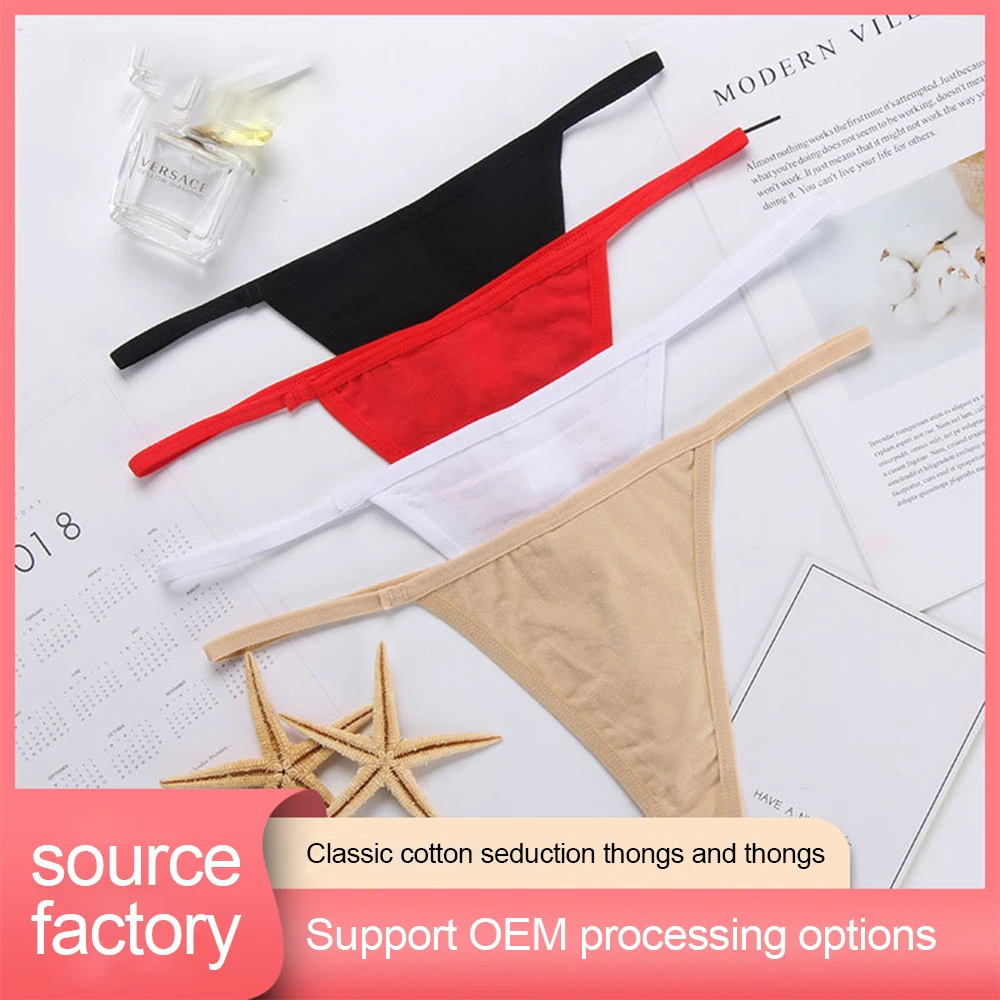 ZUZZEE Sexy G-String Low-Rise Thongs Lingerie Underwear Breathable Soft T-Back Briefs Female Underpants
ZUZZEE Sexy G-String Low-Rise Thongs Lingerie Underwear Breathable Soft T-Back Briefs Female Underpants