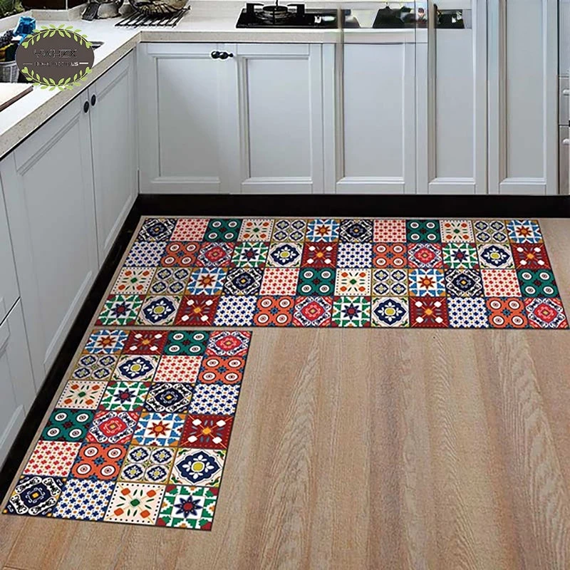Kitchen Anti-slip Large Area Mats Home Modern Style Living Room Printed Carpets Home Balcony and Corridor Dustproof Floor Mats
Kitchen Anti-slip Large Area Mats Home Modern Style Living Room Printed Carpets Home Balcony and Corridor Dustproof Floor Mats
