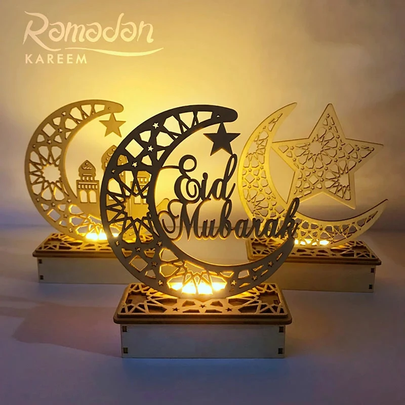 EID Mubarak Wooden Pendant Ramadan Decoration for Home Islamic Muslim Party Decor EID Gifts Abaya AL Adha Kareem Night Light
EID Mubarak Wooden Pendant Ramadan Decoration for Home Islamic Muslim Party Decor EID Gifts Abaya AL Adha Kareem Night Light
