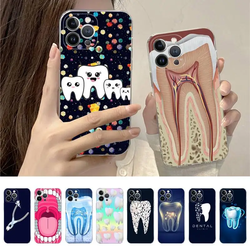 Dentist Tooth Pattern Phone Case For iPhone 14 11 12 13 Mini Pro XS Max Cover 6 7 8 Plus X XR SE 2020 Funda Shell
Dentist Tooth Pattern Phone Case For iPhone 14 11 12 13 Mini Pro XS Max Cover 6 7 8 Plus X XR SE 2020 Funda Shell