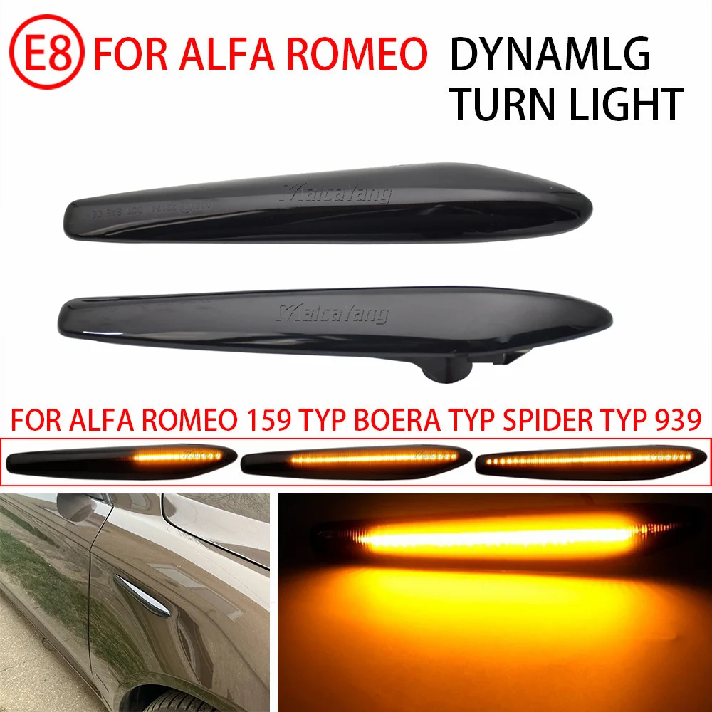 2Pcs LED Dynamic Side Marker Lights Arrow Turn Signal Blinker Lamps For Alfa Romeo 159 Sportwagon Boera Spider typ 939 2005-2012
2Pcs LED Dynamic Side Marker Lights Arrow Turn Signal Blinker Lamps For Alfa Romeo 159 Sportwagon Boera Spider typ 939 2005-2012