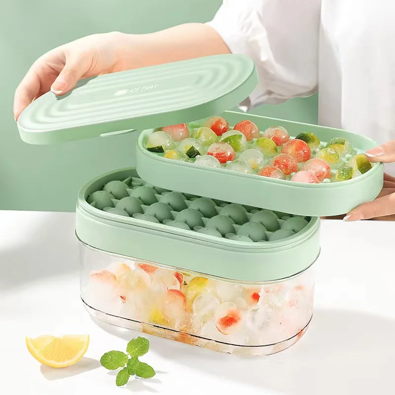 Ice Cube Mold Maker Set 24in1 Ball Round Cube Silicone Tray with Storage Box for Household Kitchen Accessaries and Outdoor
Ice Cube Mold Maker Set 24in1 Ball Round Cube Silicone Tray with Storage Box for Household Kitchen Accessaries and Outdoor