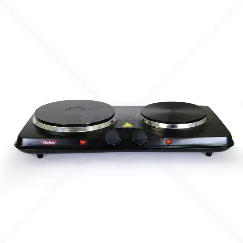 CT1010 Dual Electric Stove with 6’’ and 7.5’’ Cook Plates; 1700W; Enamel Coated Iron; Black Home Appliance
CT1010 Dual Electric Stove with 6’’ and 7.5’’ Cook Plates; 1700W; Enamel Coated Iron; Black Home Appliance
