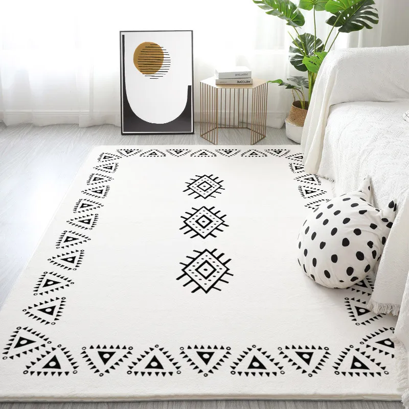 Rectangular Plain Simple Geometric Rug Living Room Nordic Soft Floor Mat Bedroom Lounge Rug Coffee Table Carpet Decor Room
Rectangular Plain Simple Geometric Rug Living Room Nordic Soft Floor Mat Bedroom Lounge Rug Coffee Table Carpet Decor Room