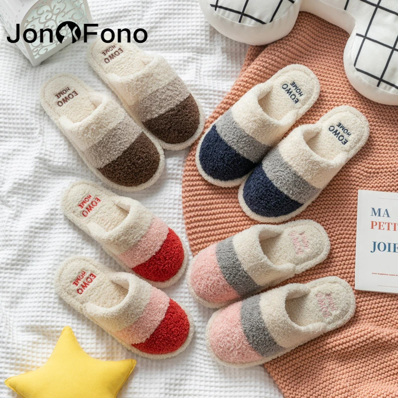 JonoFono New Women Slippers Fur Warm Winter Shoes Woman Indoor Sweet Fashion Couple Shoes Daily Female Footwear
JonoFono New Women Slippers Fur Warm Winter Shoes Woman Indoor Sweet Fashion Couple Shoes Daily Female Footwear