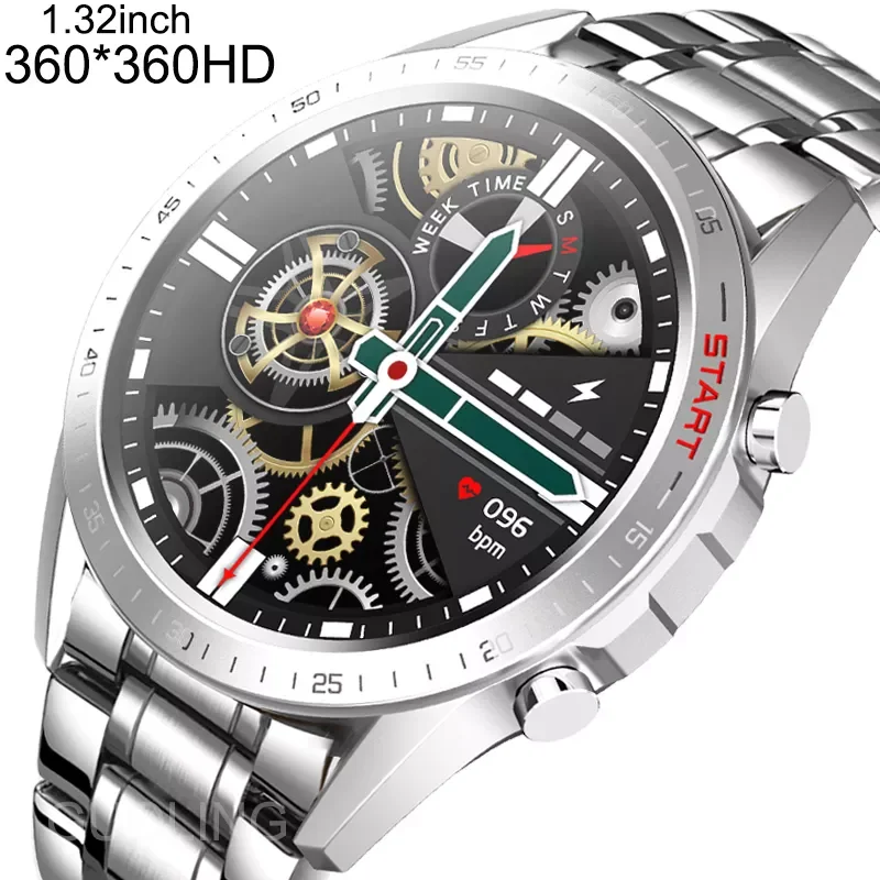 1.32inch 360*360 HD display Women Smart Watch Men IP68 Waterproof fitness tracker Custom dial Stainless steel strap Smartwatch
1.32inch 360*360 HD display Women Smart Watch Men IP68 Waterproof fitness tracker Custom dial Stainless steel strap Smartwatch