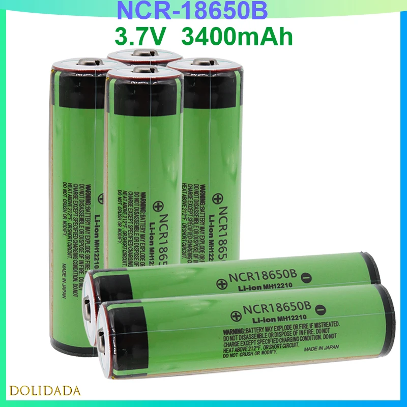 Brand New Original NCR18650B 3.7V 3400mAh Rechargeable Li-ion Battery for Flashlight Mobile Device Backup Power Battery
Brand New Original NCR18650B 3.7V 3400mAh Rechargeable Li-ion Battery for Flashlight Mobile Device Backup Power Battery