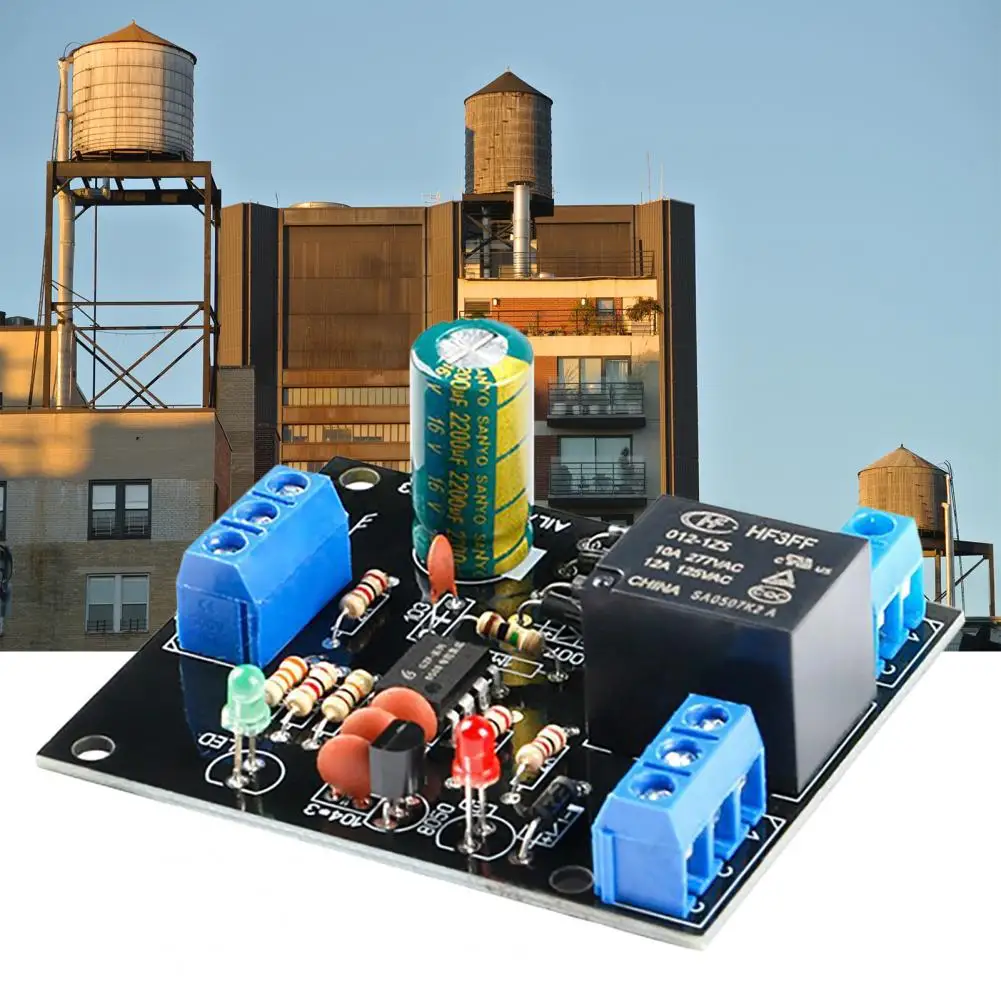 Water Level Controller Module Safe Good Stability DIY 12V Automatic Liquid Level Detection Sensor Protection Circuit Board for F
Water Level Controller Module Safe Good Stability DIY 12V Automatic Liquid Level Detection Sensor Protection Circuit Board for F