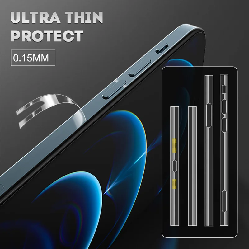1 Set PVC Sticker Clear Matte Phone Side Film For iPhone 13 12 Xs XR 8 7 Series Frame Protective Border Hydrogel Film
1 Set PVC Sticker Clear Matte Phone Side Film For iPhone 13 12 Xs XR 8 7 Series Frame Protective Border Hydrogel Film
